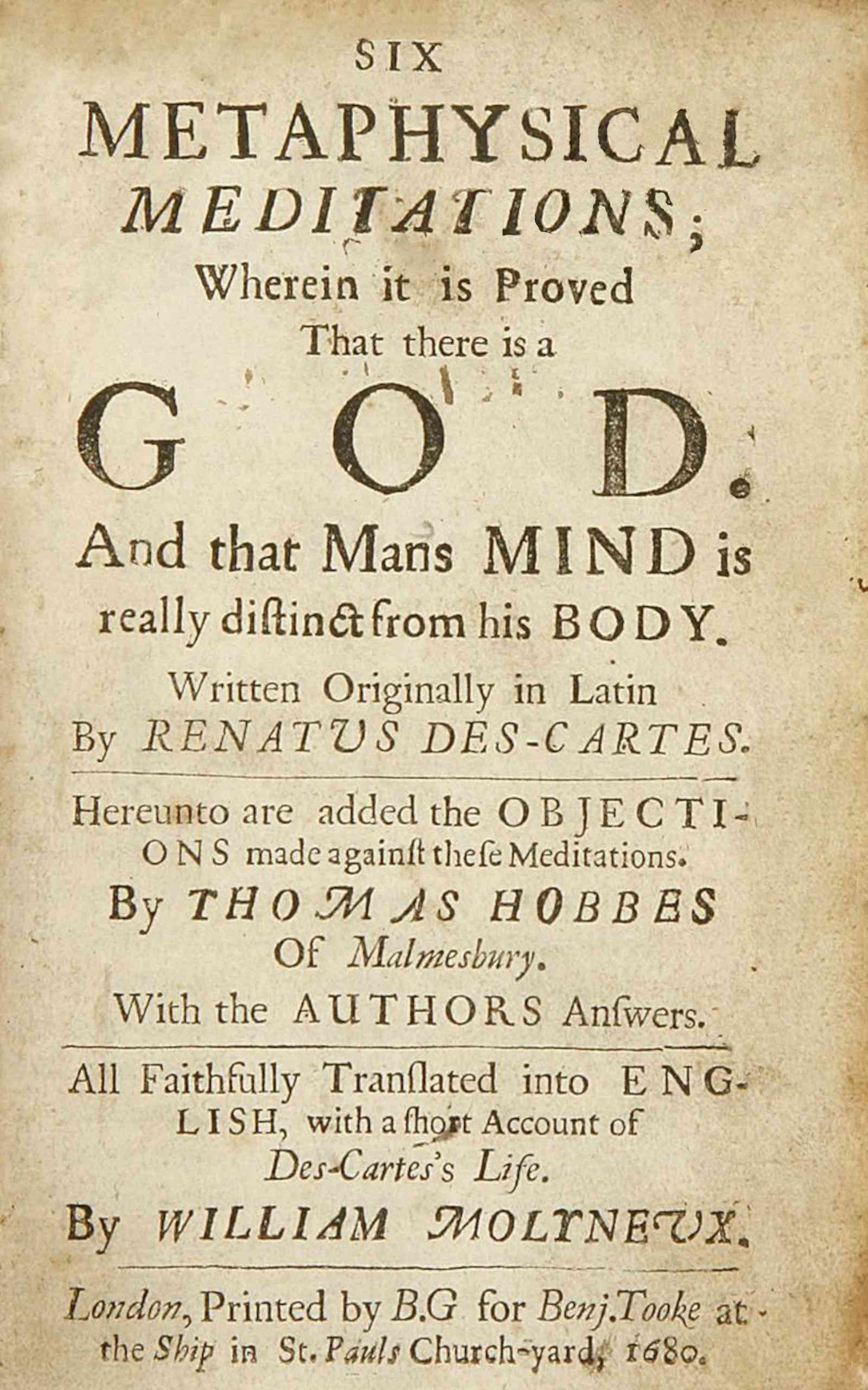 Meditations on First Philosophy - Rene Descartes